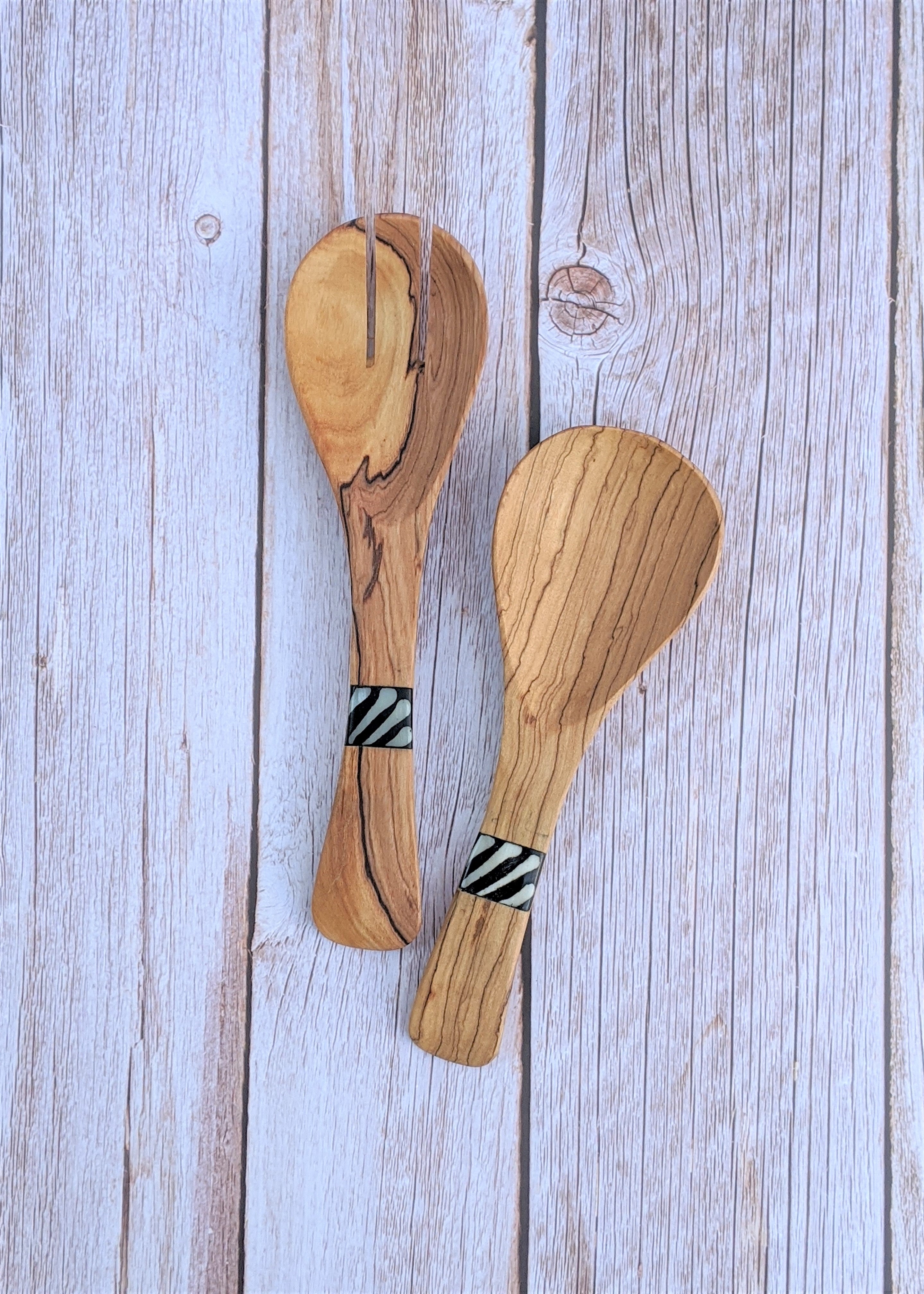 Sur La Table Olivewood Ladle, Tan